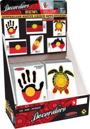 Australia Native Auto Stickers with P.O.P. Display Kit